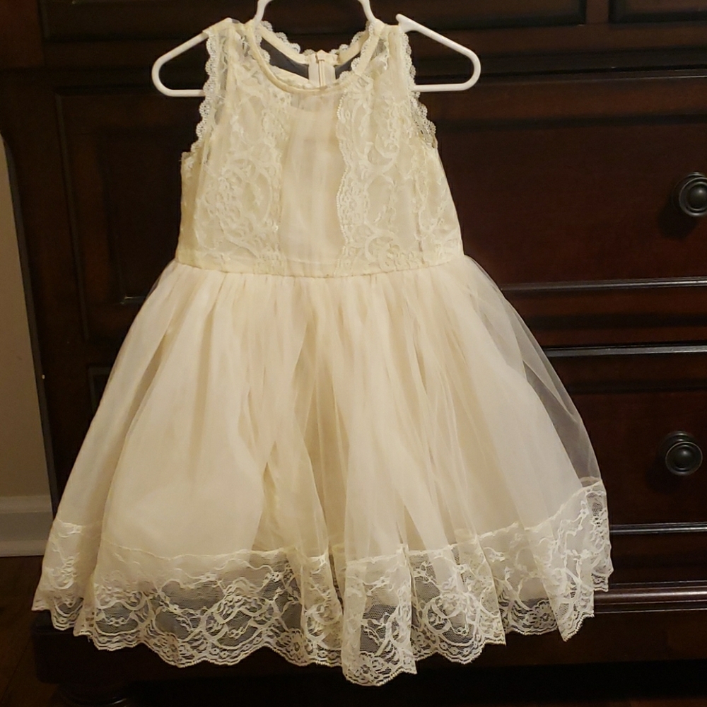 Ivory Lace Dress